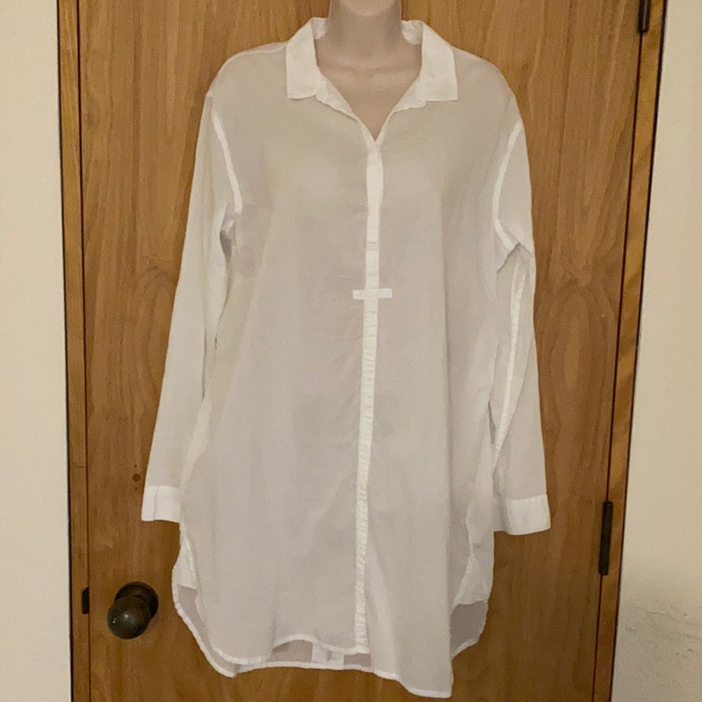 Gap body long sleeve cotton tunic